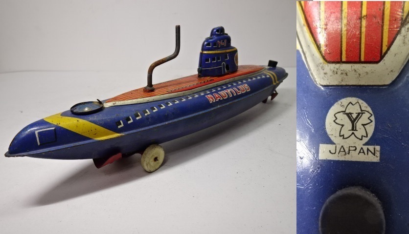 定期販売 ヨネザワ ノーチラス号 ブリキの潜水艦 1025T11G - burnet.com.ar