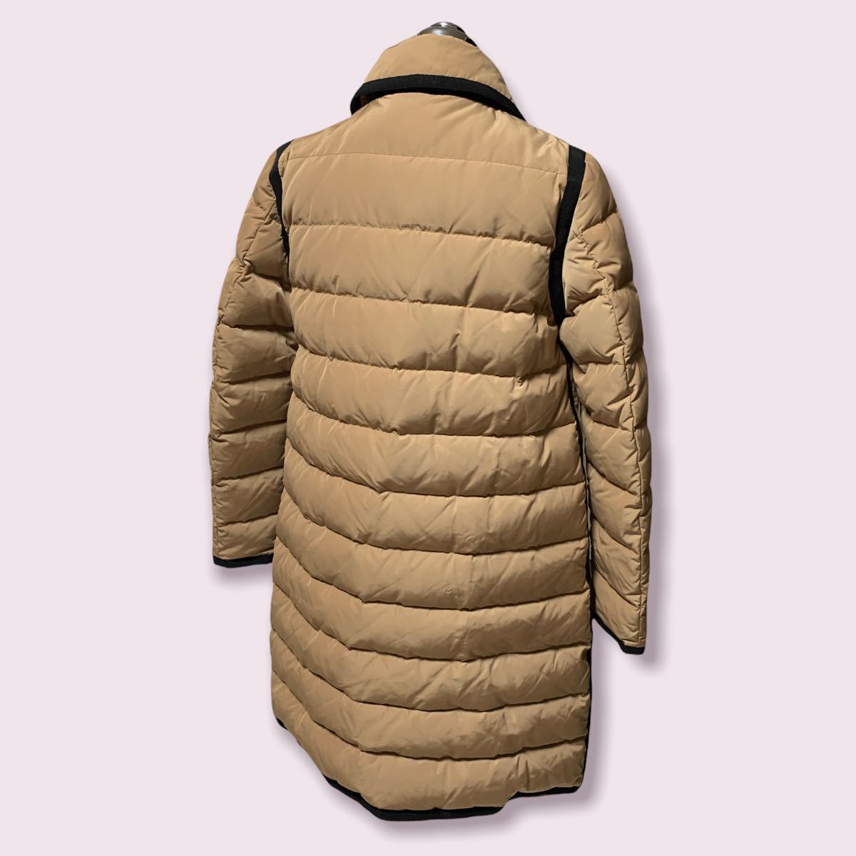 極美品 国内正規品 MONCLER GAZELLE モンクレール 本革バスケット