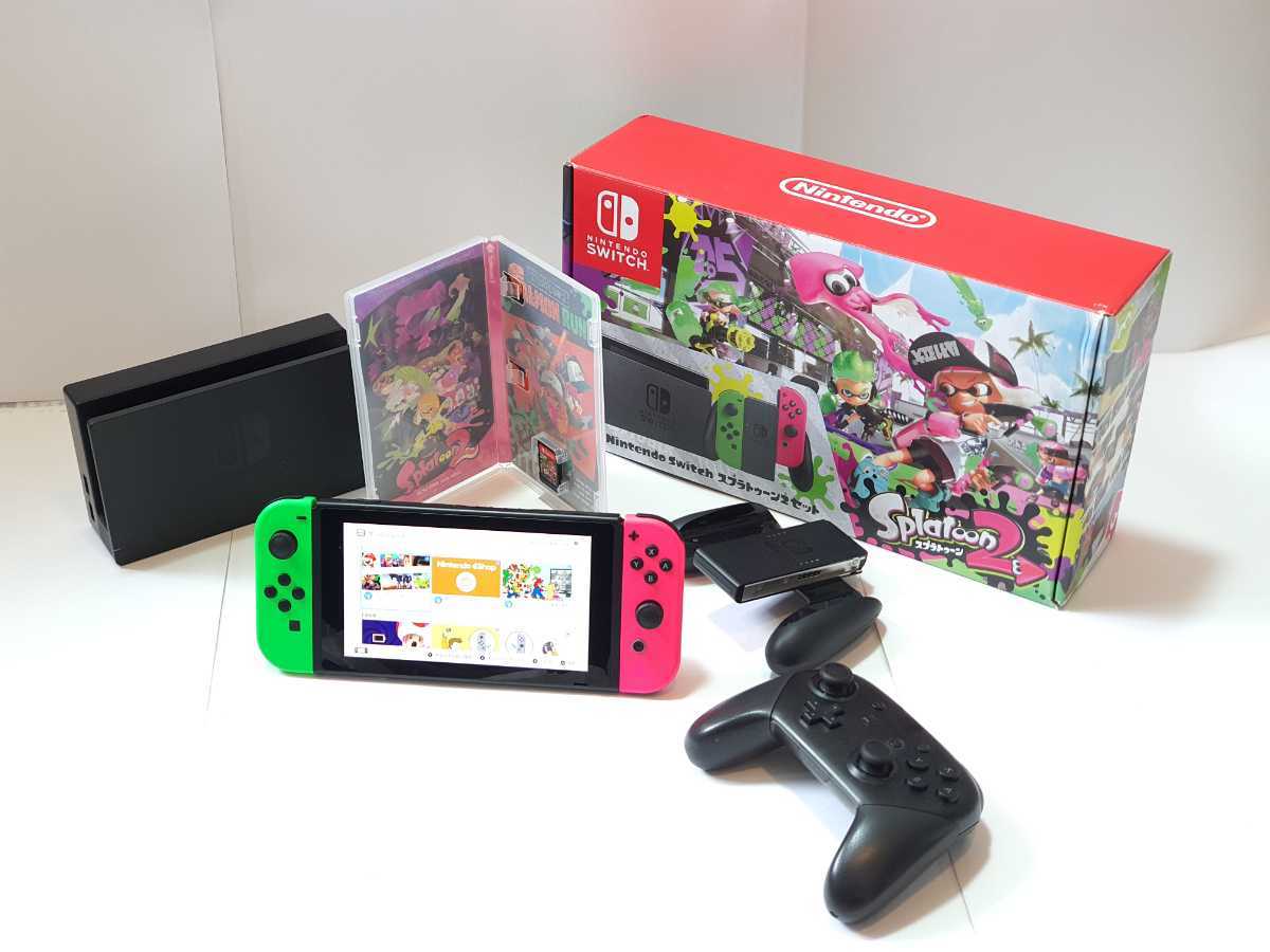 スターアラ Nintendo Switch - Nintendo Switch セット(本体・プロコン スペシャル限定 Switch一式+ソフト4本 その他