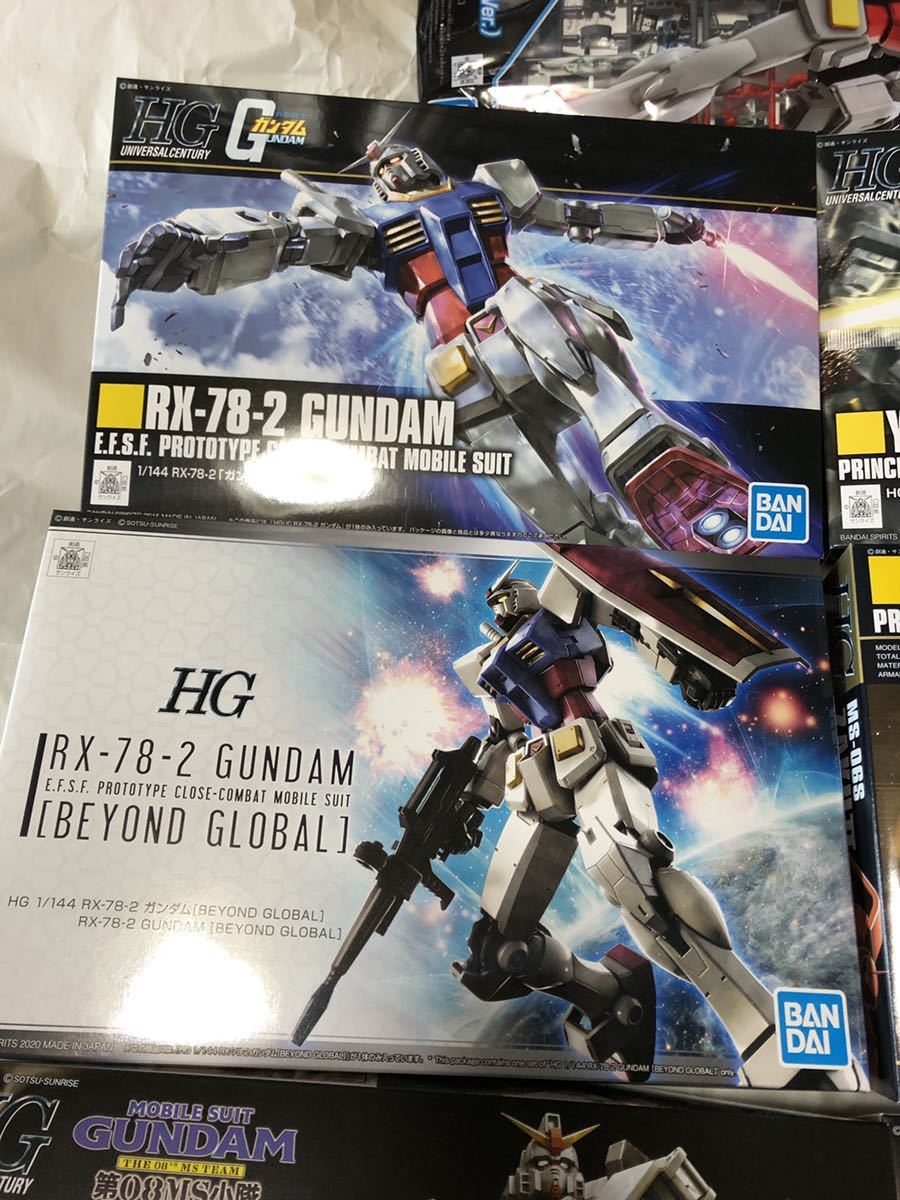 未組立 ガンプラ まとめ売り HGUC HGガンダム ザク ギャン ガン