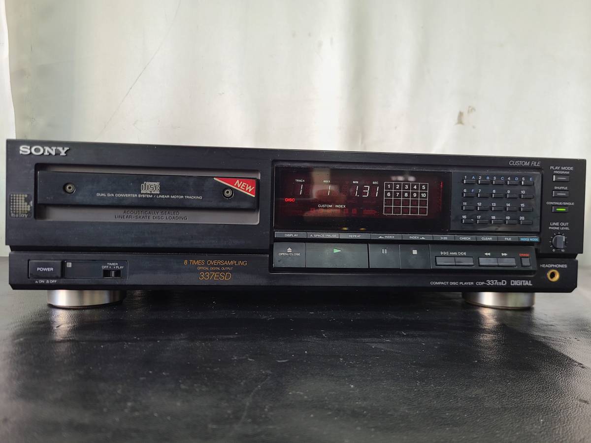 ○617○ SONY CDP-337ESD ソニー CDプレーヤー www