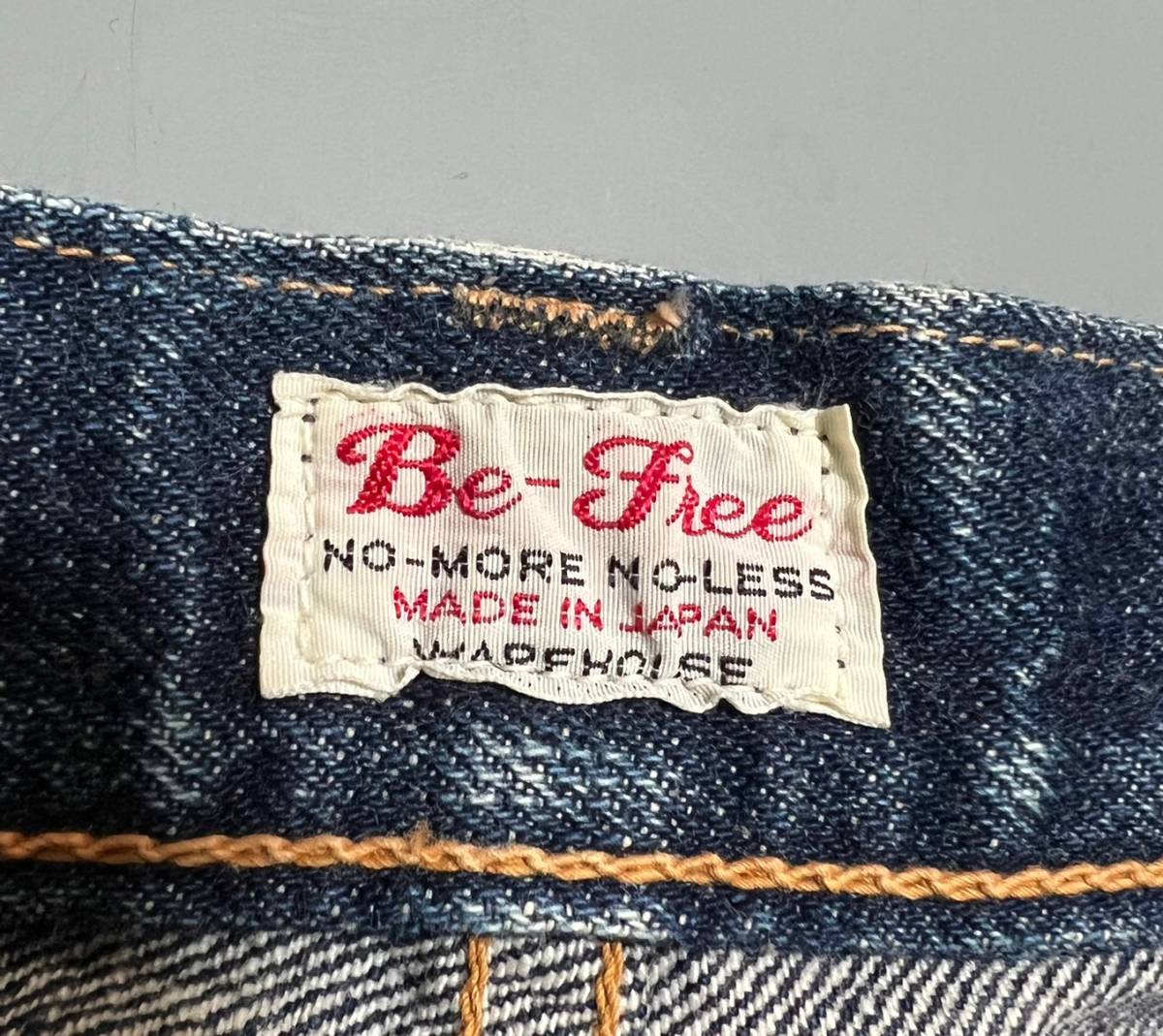  сделано в Японии WAREHOUSE be-free Warehouse большой битва модель Denim брюки W32