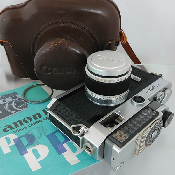 Canon キャノン ポピュレール P型 35mm 距離計連動カメラ レンズ 50mm