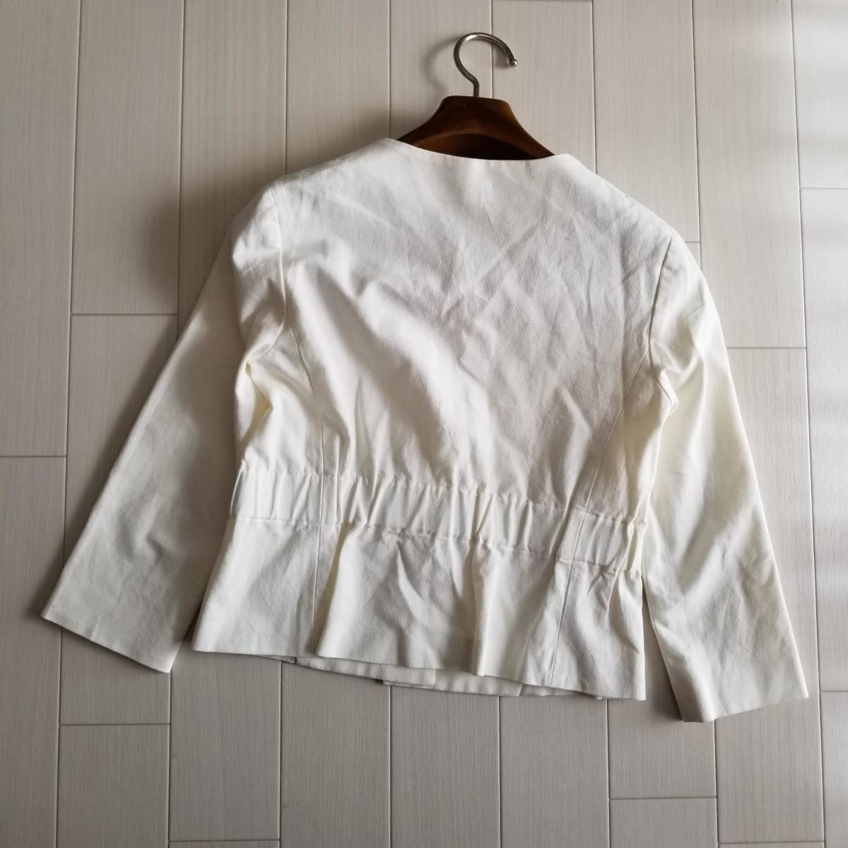 Theory luxe theory ryuks jacket bolero white waist gya The - short front button on goods go in . type graduation ceremony NF9