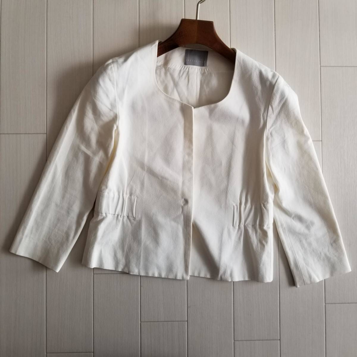 Theory luxe theory ryuks jacket bolero white waist gya The - short front button on goods go in . type graduation ceremony NF9