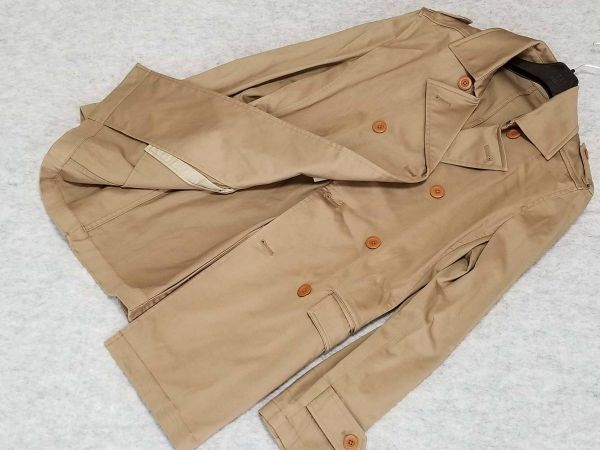 [ beautiful goods ]KLEIN PLUS HOMME clamp ryu skirt beige cotton size 46