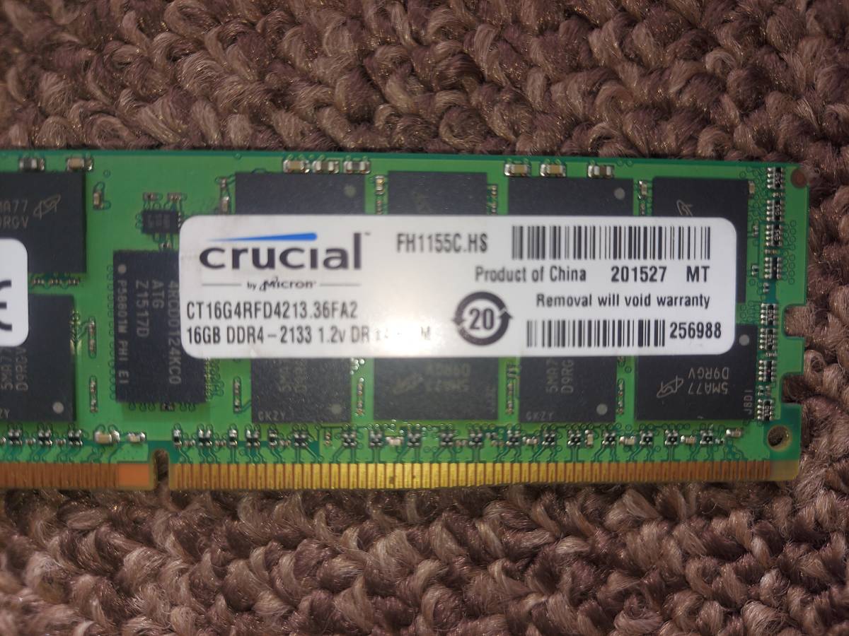 Crucial製 メモリ 64GB (16GB*4) [DDR4-2133] サーバ用 distriflores