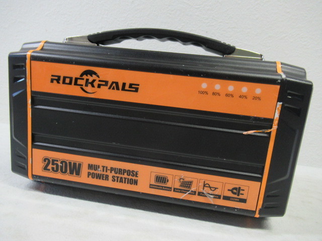 ◆ROCKPALS 250W 60000mAh ポータブル電源 非常用電源/ 3