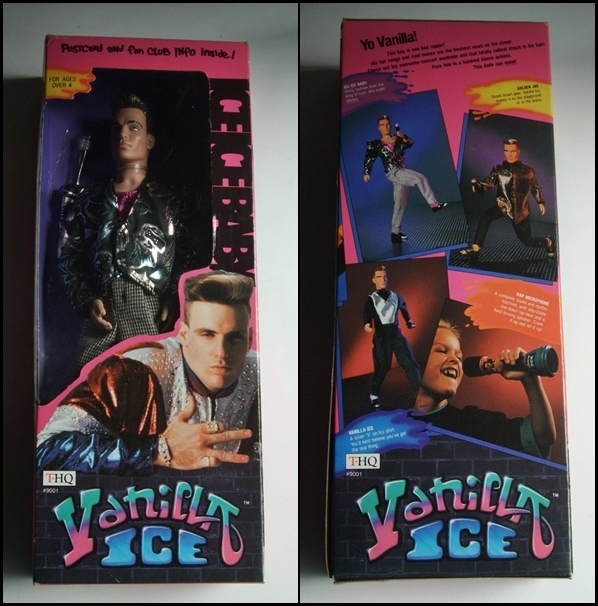 当時物 1991 ヴァニラ・アイス Vanilla Ice 12インチ 人形 フィギュア 未開封品 ビンテージ US雑貨 Ice Ice Baby ラッパー_画像2