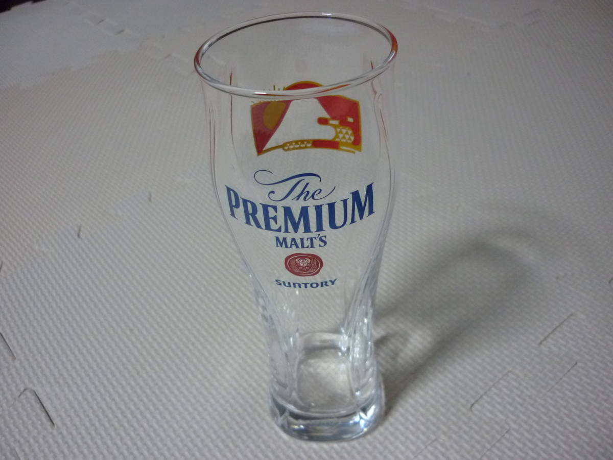 サントリー　プレミアムモルツ　オリジナル冠雪の富士グラス　ビールを注ぐと富士山が現れる！　２個セット　非売品、新品、未使用品_画像9