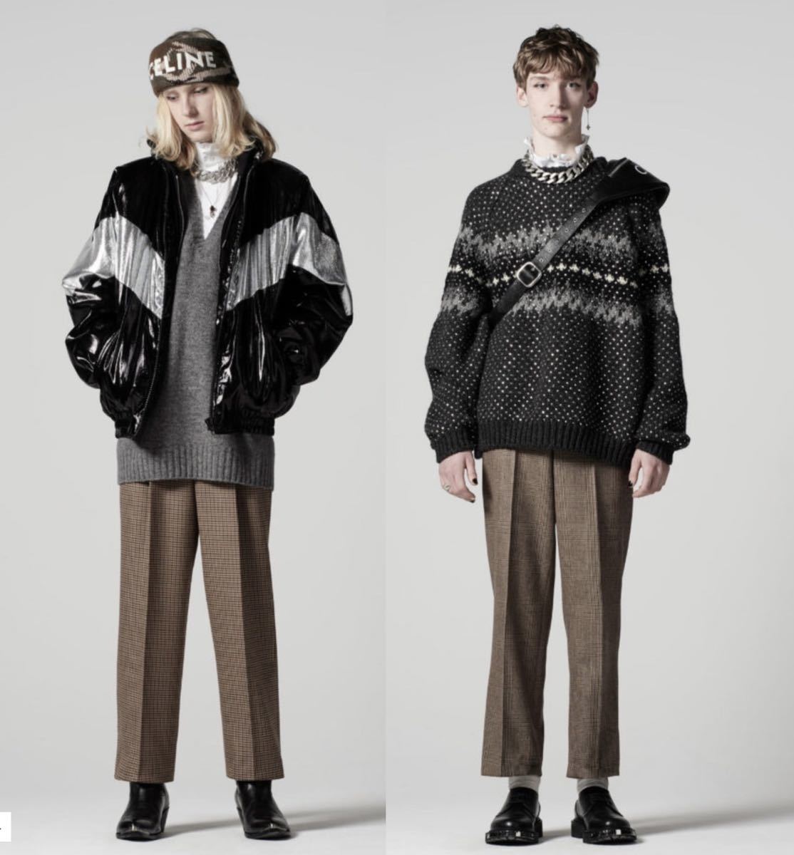 21AW Celine セリーヌ スケートパンツ 44 スラックス-