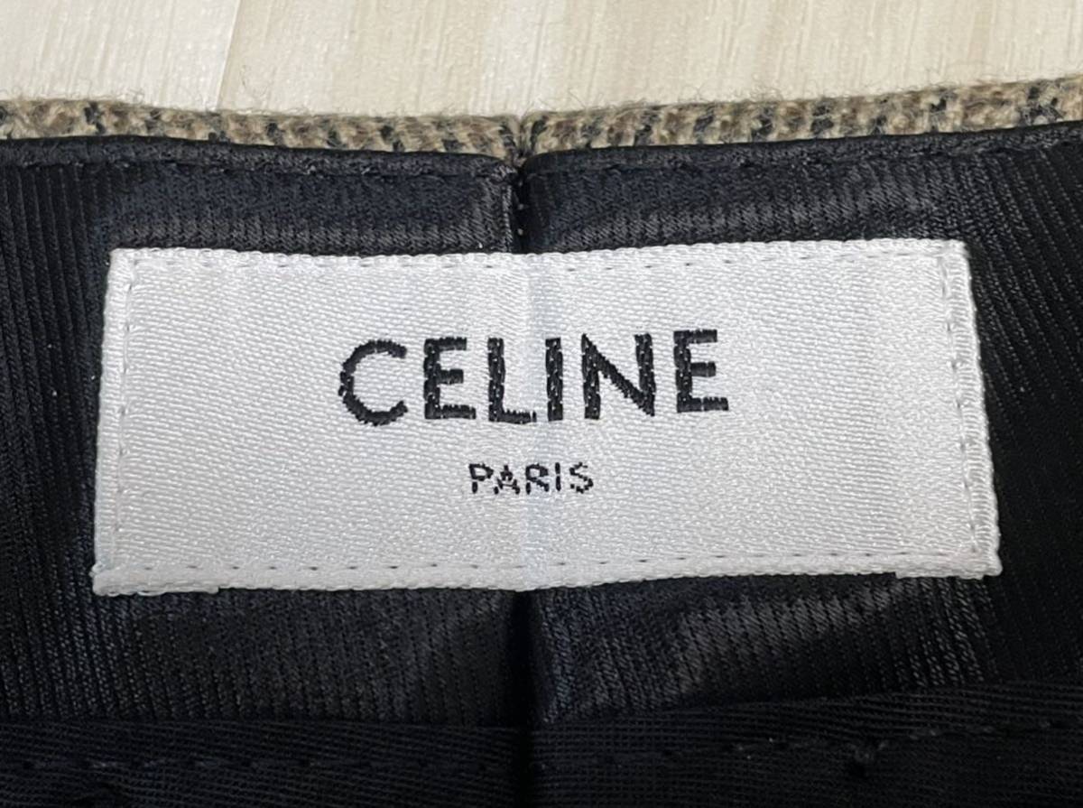 21AW Celine セリーヌ スケートパンツ 千鳥格子チェック 44 21AW Celine セリーヌ スケートパンツ 千鳥格子チェック 44