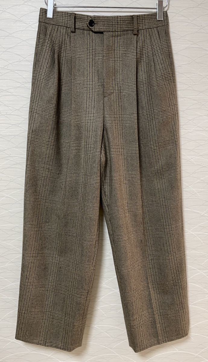 21AW Celine セリーヌ スケートパンツ 千鳥格子チェック 44 21AW Celine セリーヌ スケートパンツ 千鳥格子チェック 44