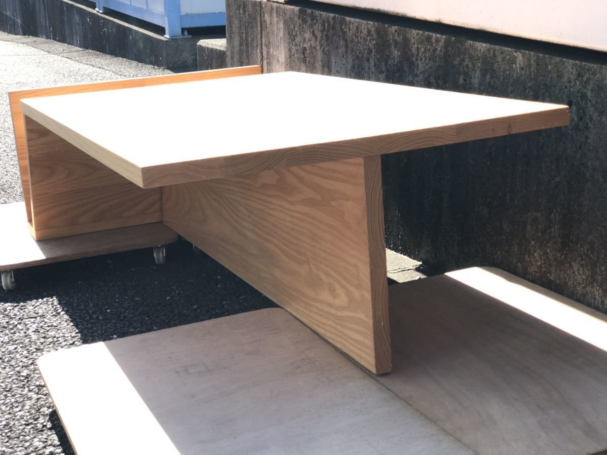 美品　ACTUS■MasterWal/MORELESS MAGAZINE TABLE/ホワイトオーク/伊藤 浩平/センターテーブル/手渡しok 川崎市宮前区　家財便Cランク_画像6