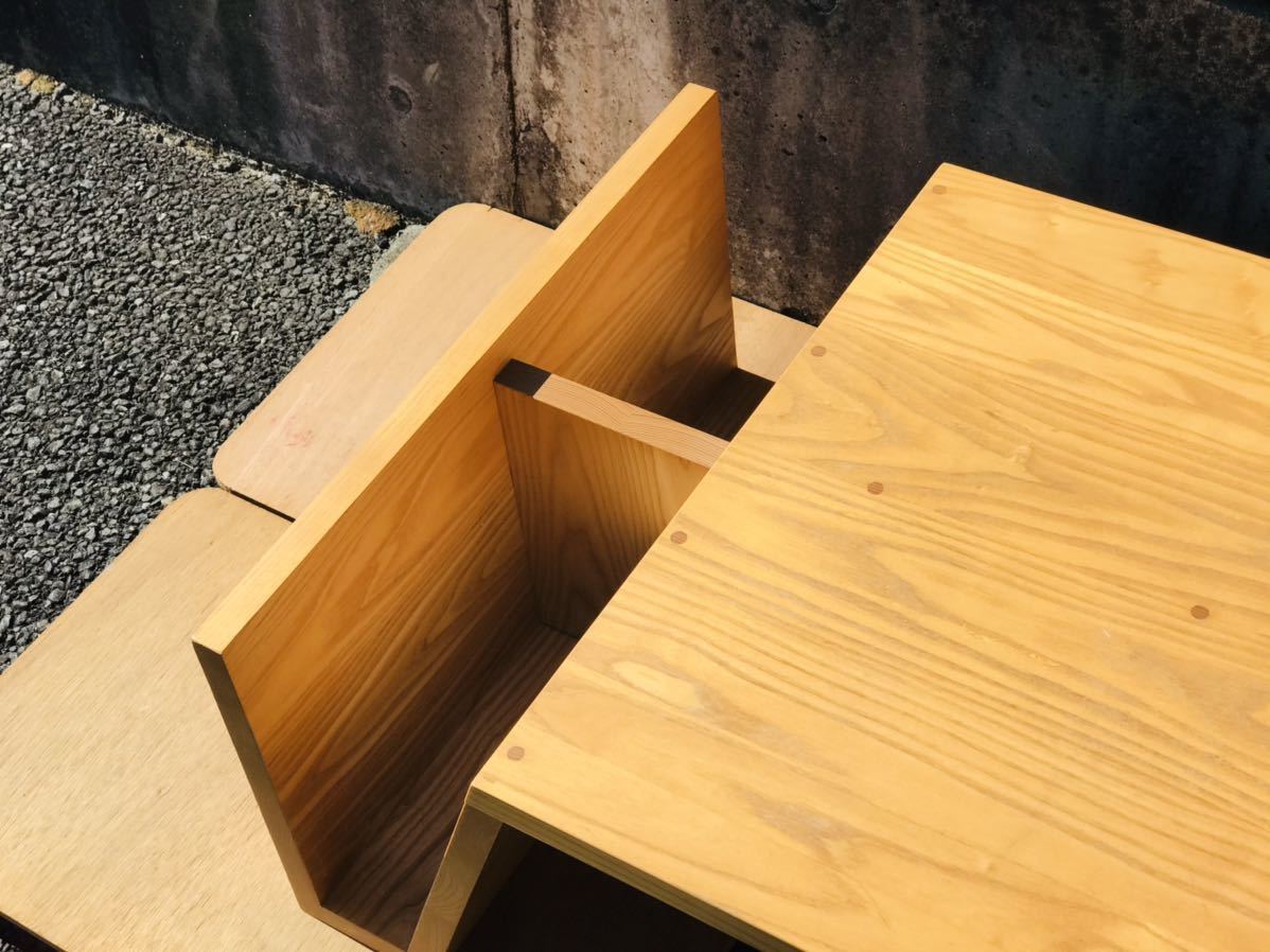 美品　ACTUS■MasterWal/MORELESS MAGAZINE TABLE/ホワイトオーク/伊藤 浩平/センターテーブル/手渡しok 川崎市宮前区　家財便Cランク_画像5