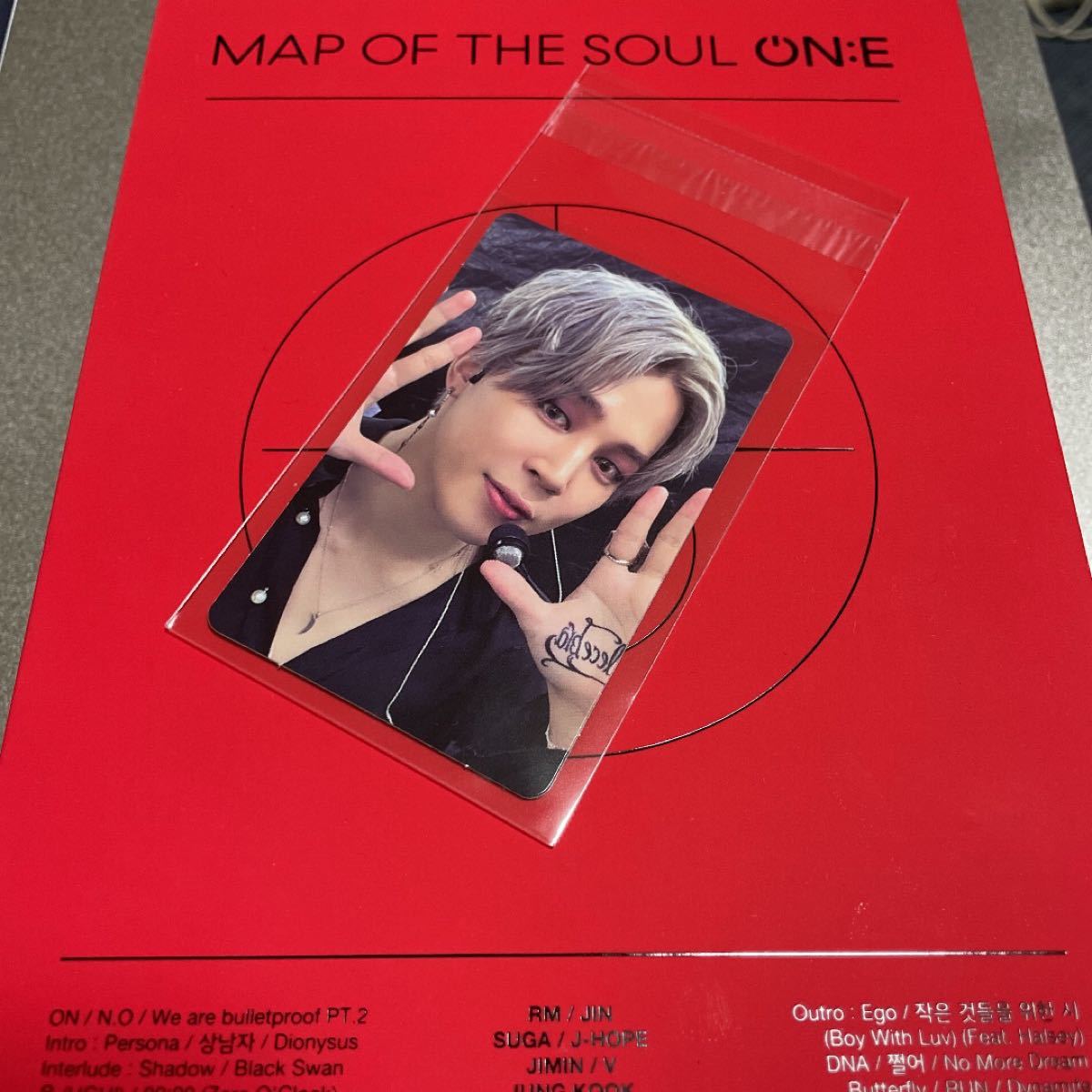 BTS MOS ON:E DVD トレカ ジミン　MAP OF THE SOUL