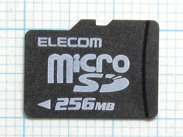 ELECOM microSDメモリーカード ２５６ＭＢ 送料６３円～ 大量入荷 中古 商品追加値下げ在庫復活