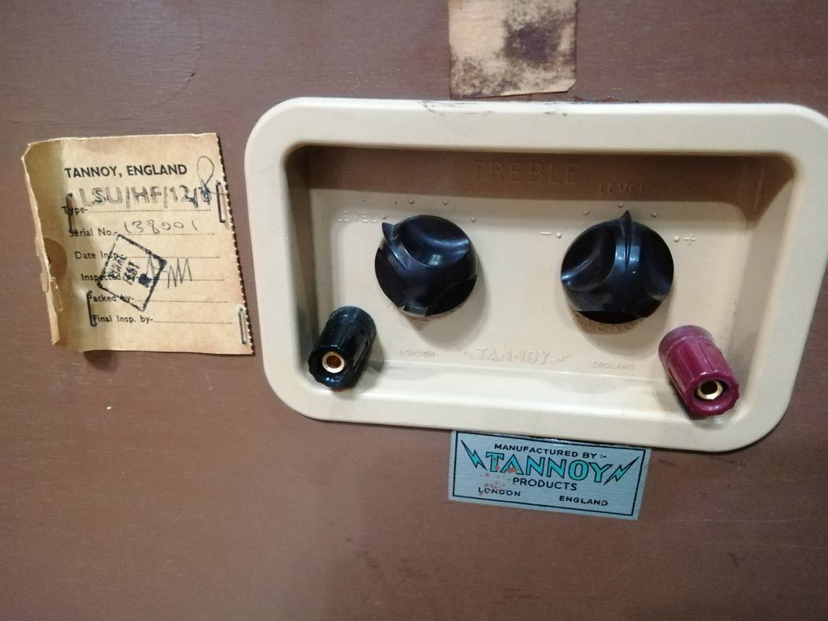 TANNOY Monitor GOLD Type LSU/HF/12/8 スピーカーペア 英国オリジナル箱 タンノイ 7