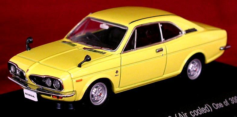 ■即決エブロ 1/43【ホンダ クーペ 9S 1970 (Air Cooled) (イエロー) 「Oldies」43415_参考見本です