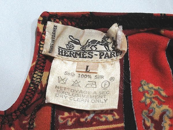 取扱店舗限定アイテム エルメス ワンピース シルク・ストレッチ