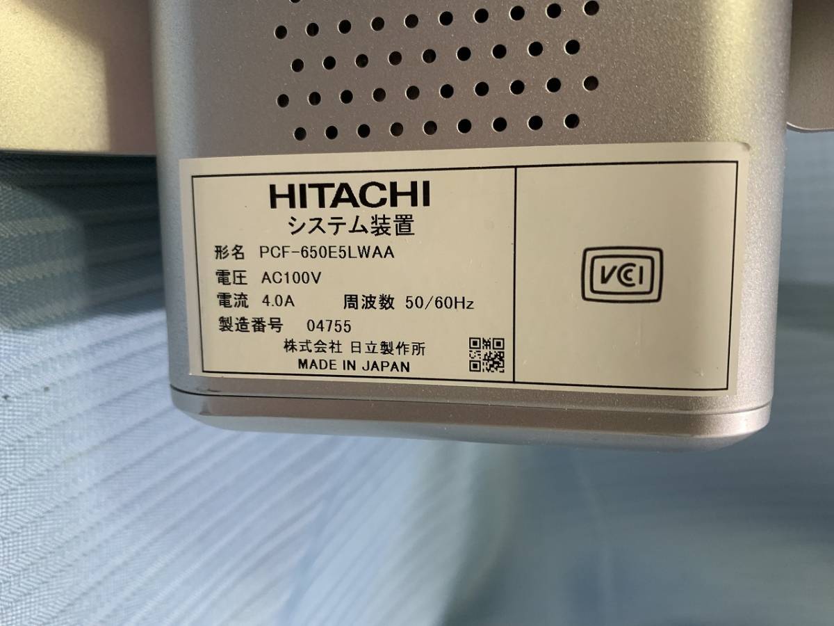 ♪♪送料無料！デスクPC　HITACHI Prius PCF-650E5LWAA WindowsXPインストール済み　動作OK!4755-86A988♪♪_画像10