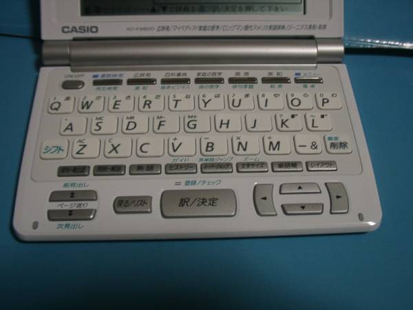 ②CASIO EX-WORD 電子辞書 XD-F6600_画像3