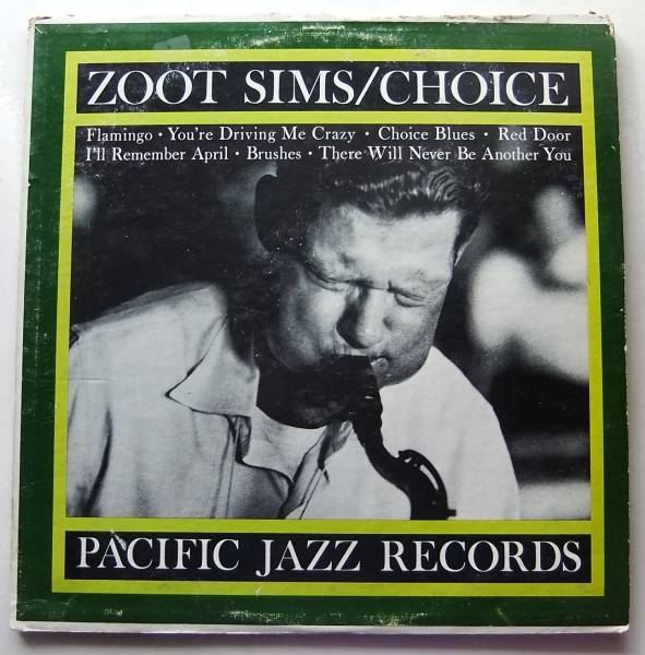 ◆ ZOOT SIMS / Choice ◆ Pacific Jazz PJ-20 (black) ◆_画像1