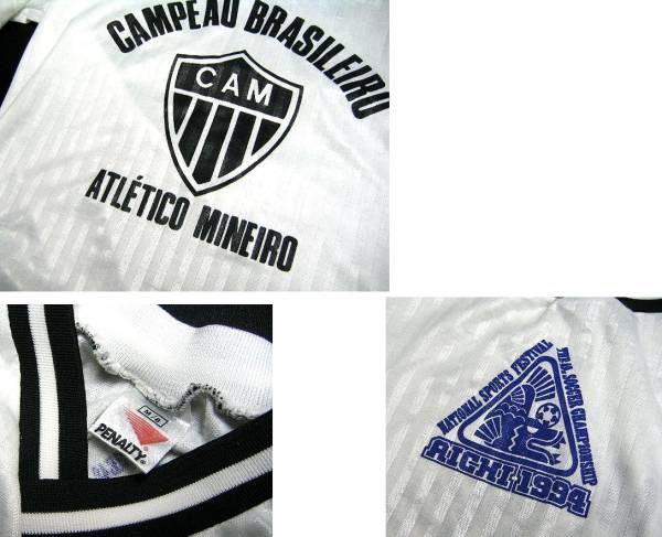 ブラジル製 アトレチコ・ミネイロ ATLETICO MINEIRO ユニフォームシャツ PENALTY 1994年_画像3