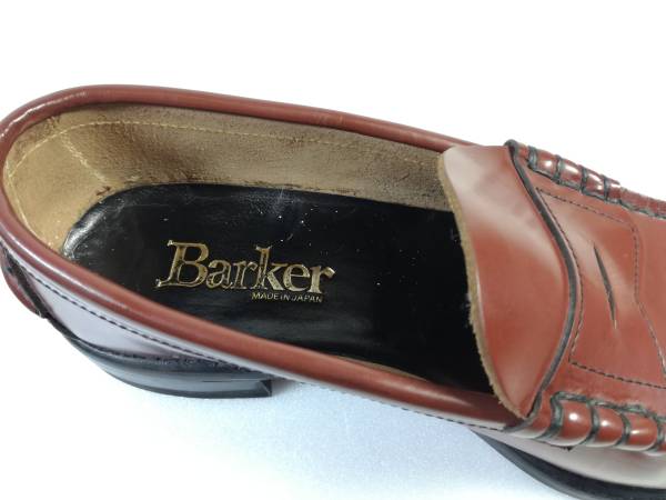  super-beauty goods!! Barker Barker coin Loafer tea 25cm