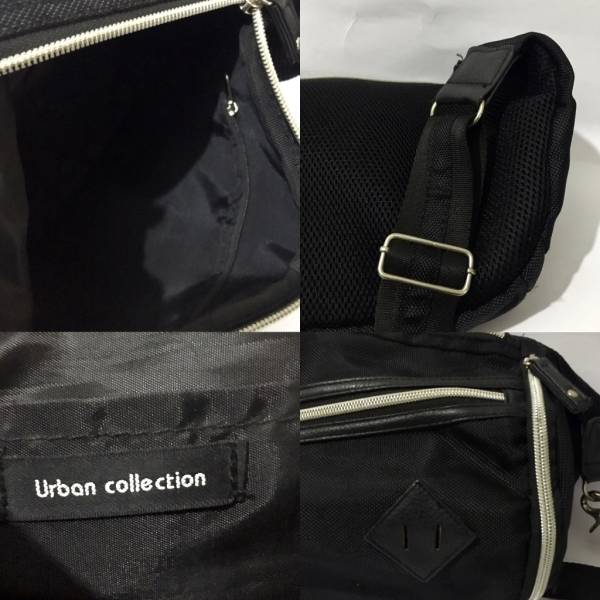  beautiful goods *Urban Collection black waist bag body bag single color simple 