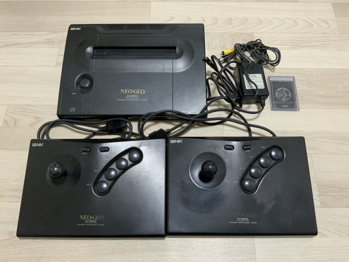 冬の華 NEO・GEO ネオジオ本体・ROMゲームカセット・コントローラー 