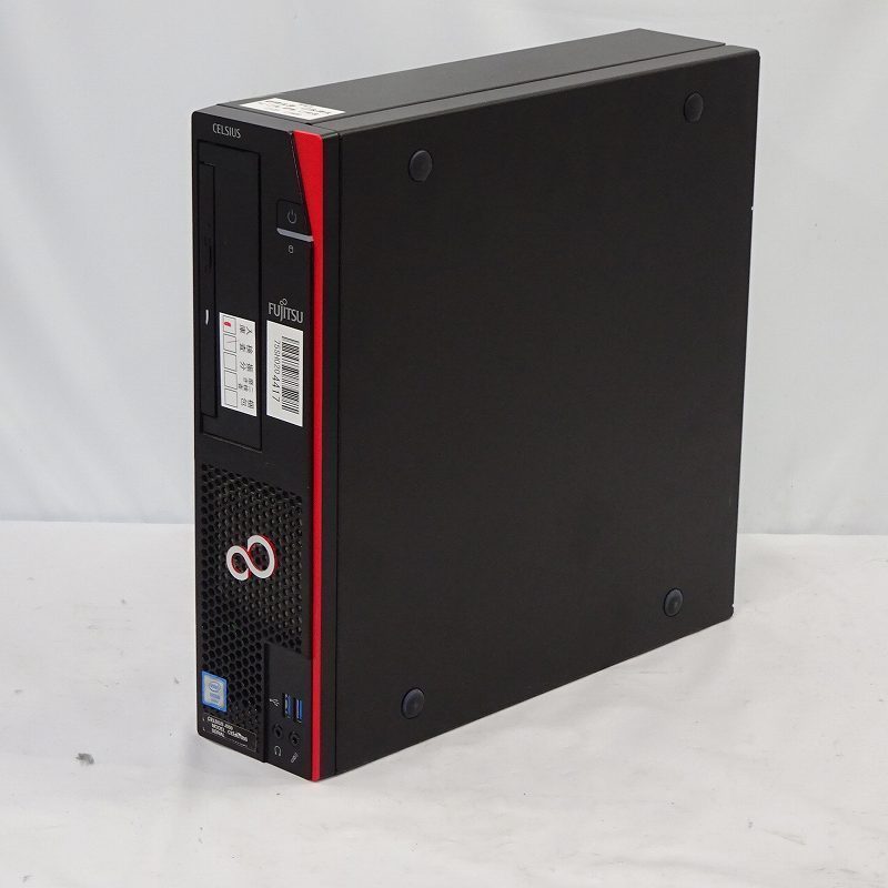 1円~FUJITSU CELSIUS J550 Xeon E3-1275 v5 3.6GHz/16GB/1TB/DVDRW/OS無/