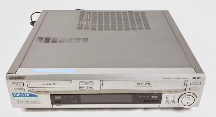 新品本物 Sony Sony WV H5 VHS Hi8 VHS ビデオカセットレコーダー Hi8