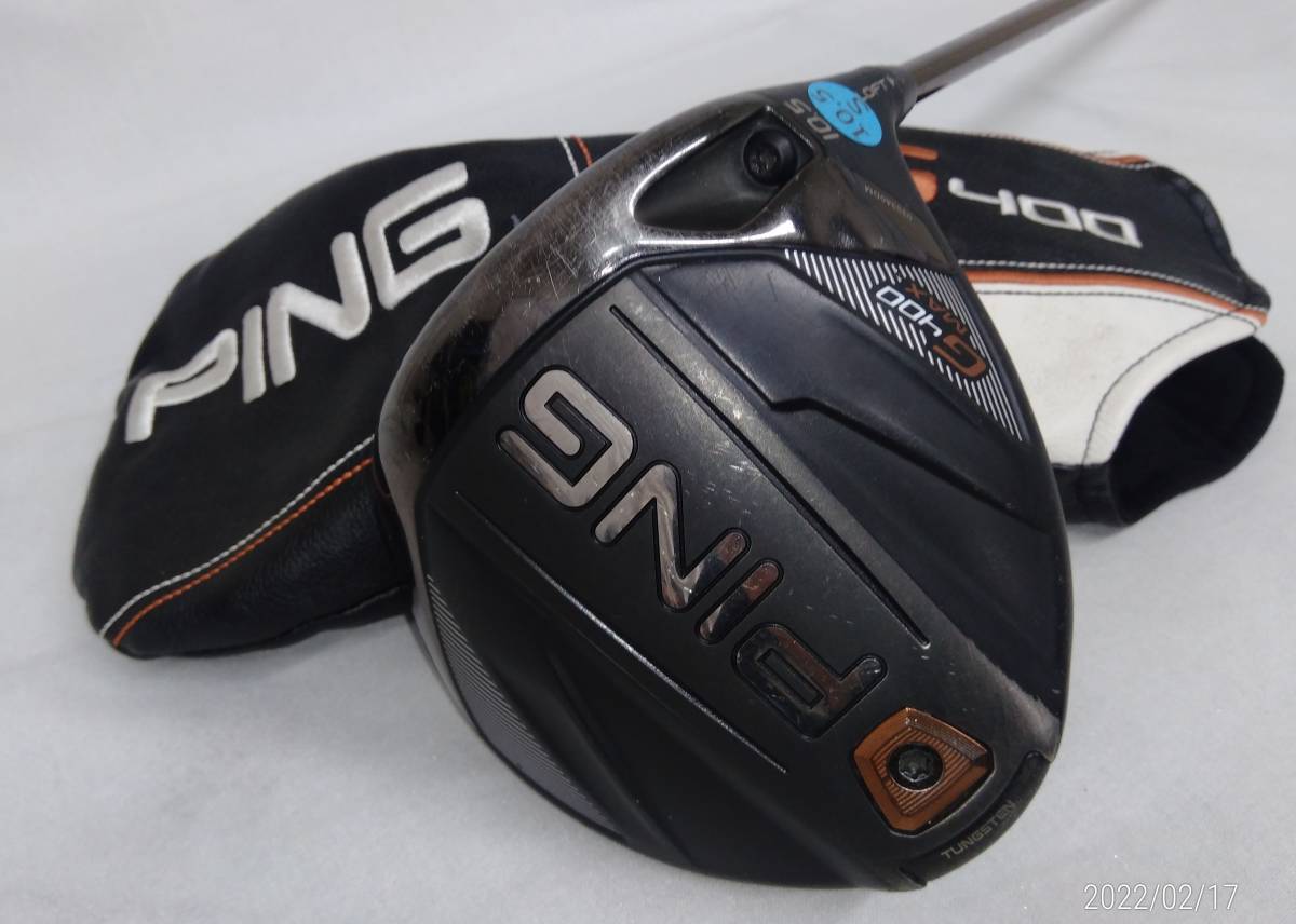 ヒート PING g400max 10.5° 純正アルタJCB SRシャフト カバーあり