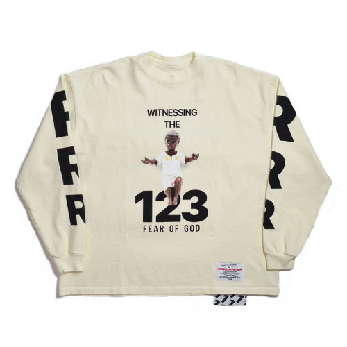 RRR-123】WITNESSING THE FEAR OF GOD T-SHIRT , フィアオブゴッド