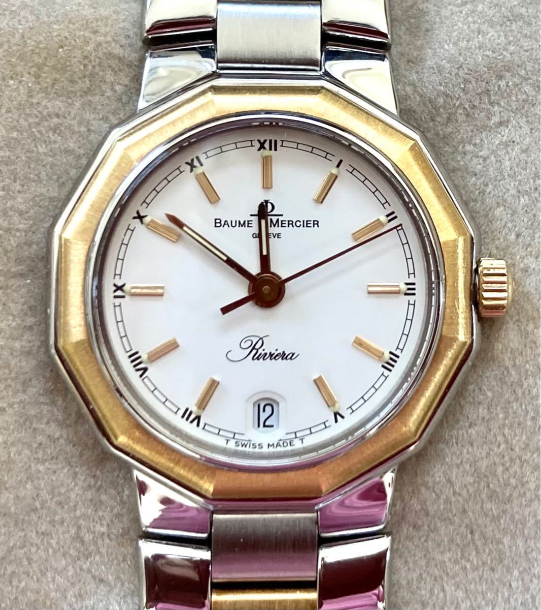 BAUME&MERCIER ボーム&メルシエ リビエラ 12角5231.3 美品