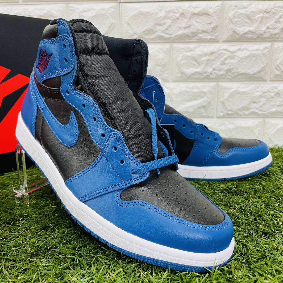 即決 ナイキ エアジョーダン 1 レトロ ハイ OG NIKE AIR JORDAN 1 RETRO HIGH OG メンズ スニーカー 青 30.0cm 送料込み 555088-404_画像2
