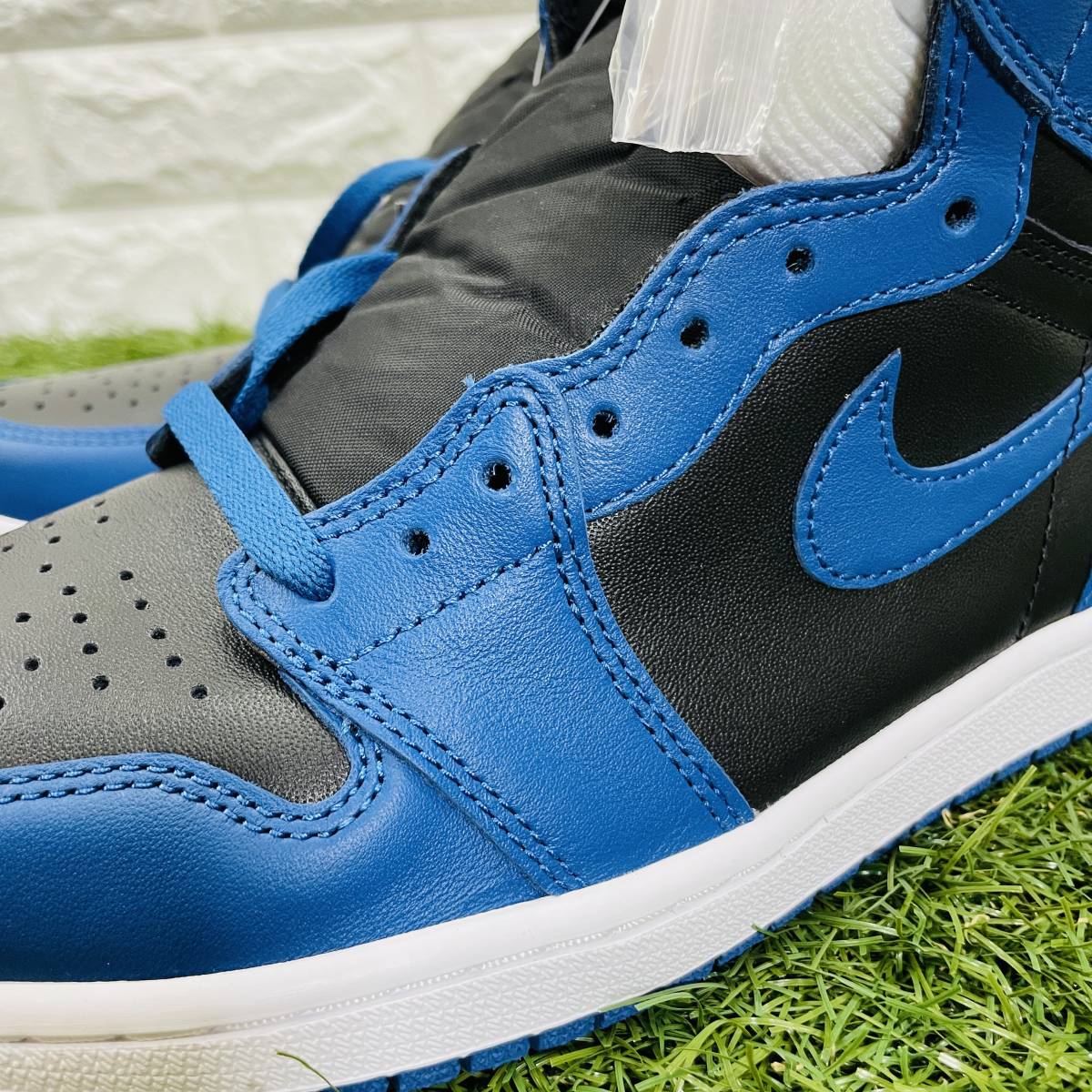 即決 ナイキ エアジョーダン 1 レトロ ハイ OG NIKE AIR JORDAN 1 RETRO HIGH OG メンズ スニーカー 青 30.0cm 送料込み 555088-404_画像10