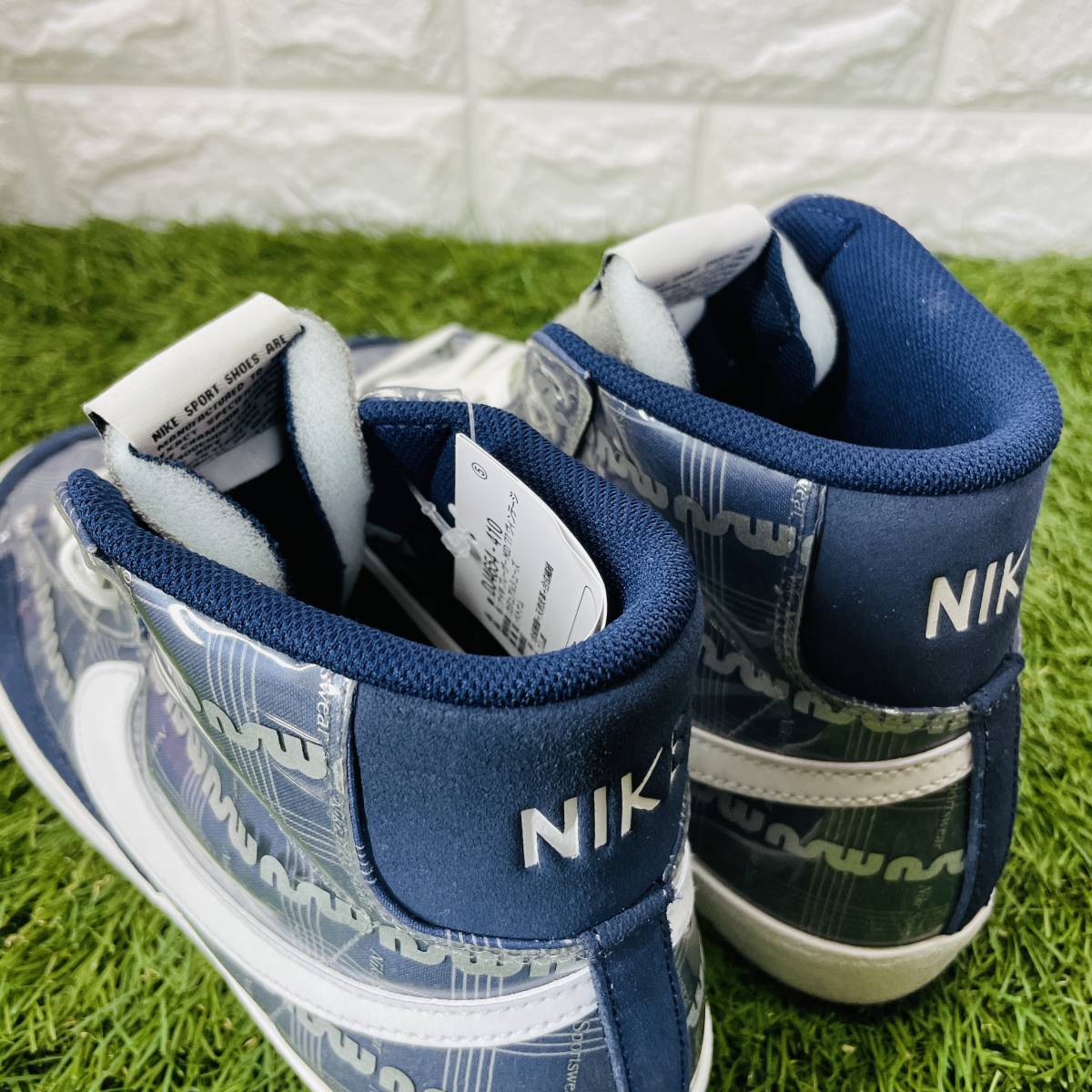 即決 ナイキ ブレーザー ミッド '77 NIKE BLAZER MID ’77 VNTG メンズ スニーカー 青白 ホワイト 26.0cm 送料込み DJ4654-410_画像9