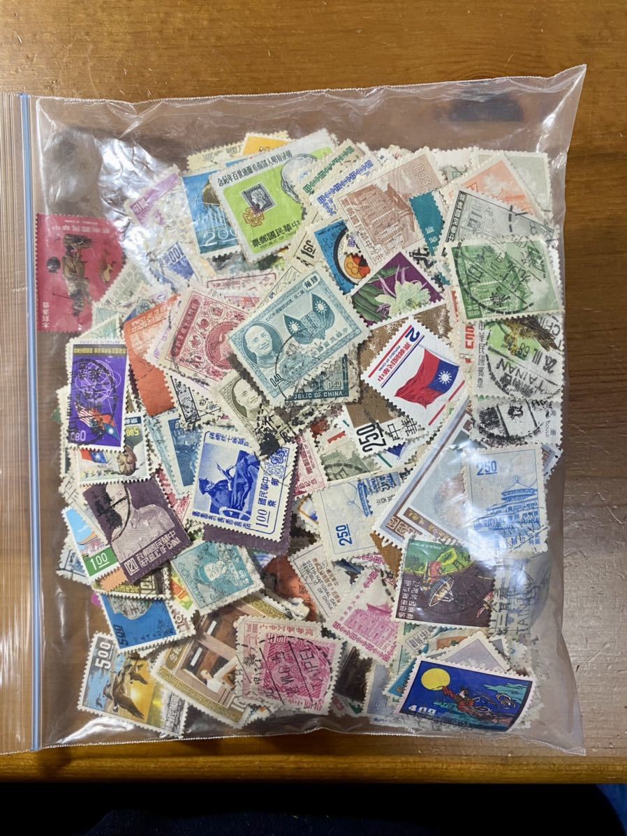 外国切手 中華民国・台湾、紙付ロット - 使用済切手