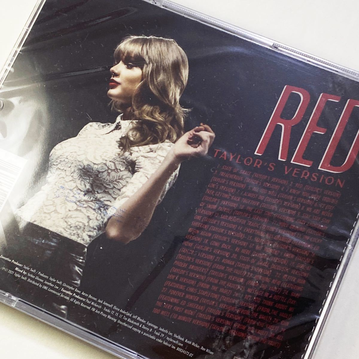 直筆サイン入りCD Taylor Swift 『Red』テイラー ・スウィフト レッド