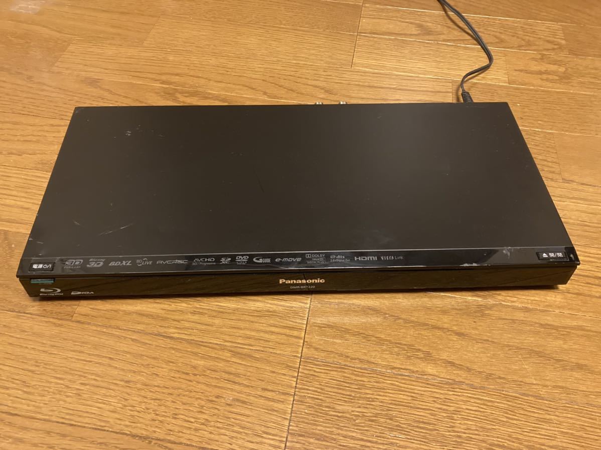動作良好 パナソニック DIGA DMR-BRT220 2012年製 Yahoo!オークション - Panasonic ブルーレイレコーダーDIGA DMR