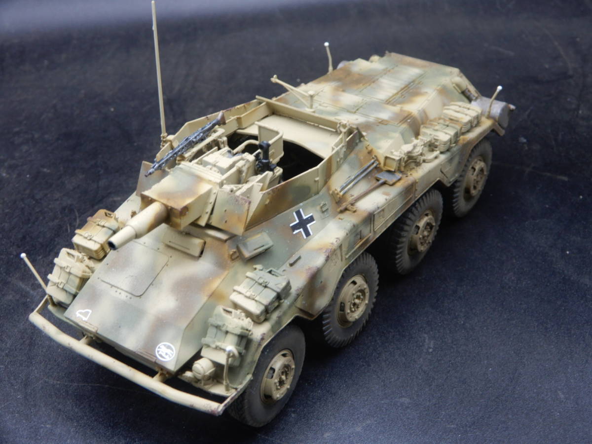 MOON工房 ドラゴン 1/35 ドイツ ８輪重装甲車 Sd.Kfz.234/3 mit7.5cm