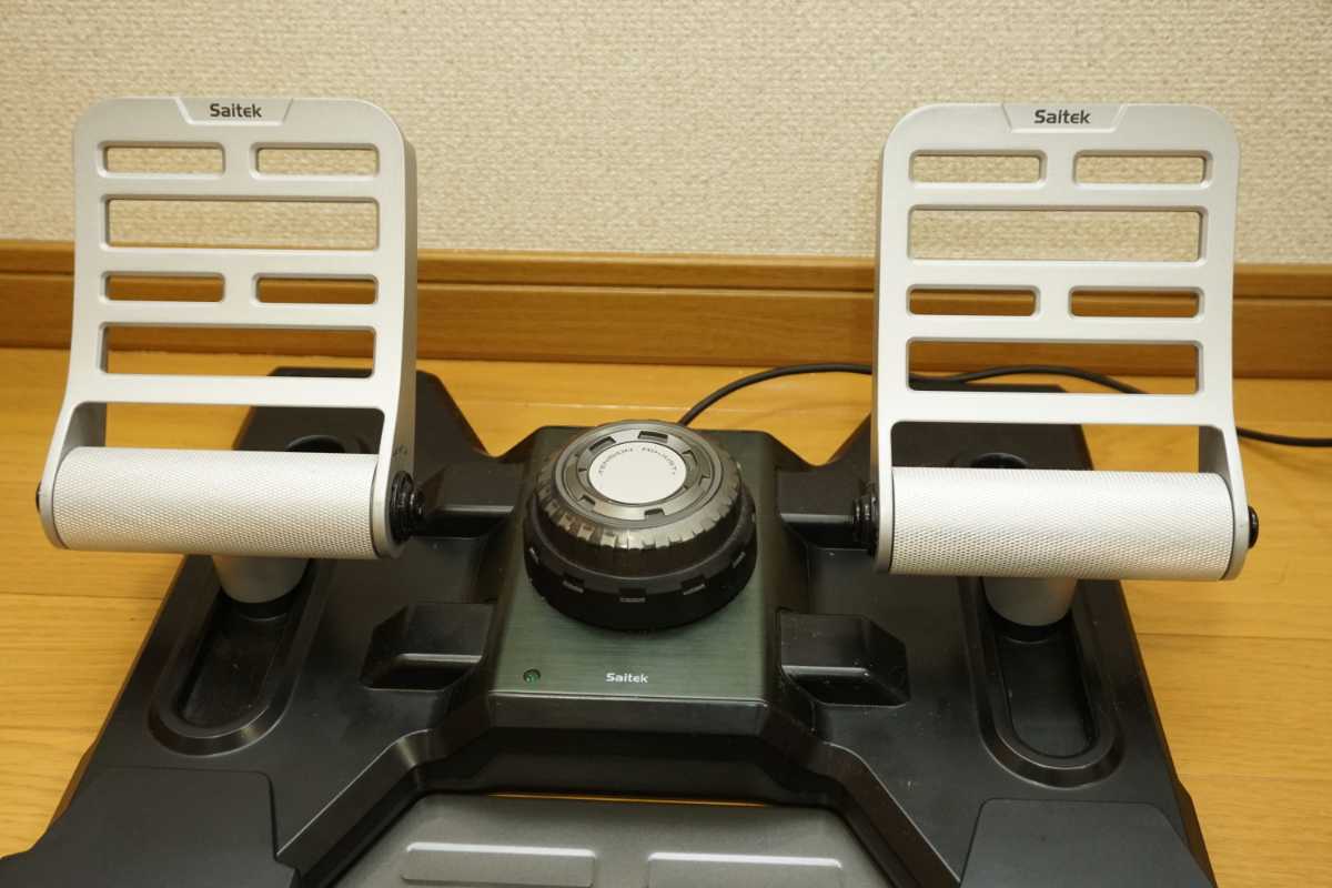 Saitek (Logicool)COMBAT RUDDER PEDAL ラダーペダル フライト Saitek (Logicool)COMBAT RUDDER PEDAL ラダーペダル フライト