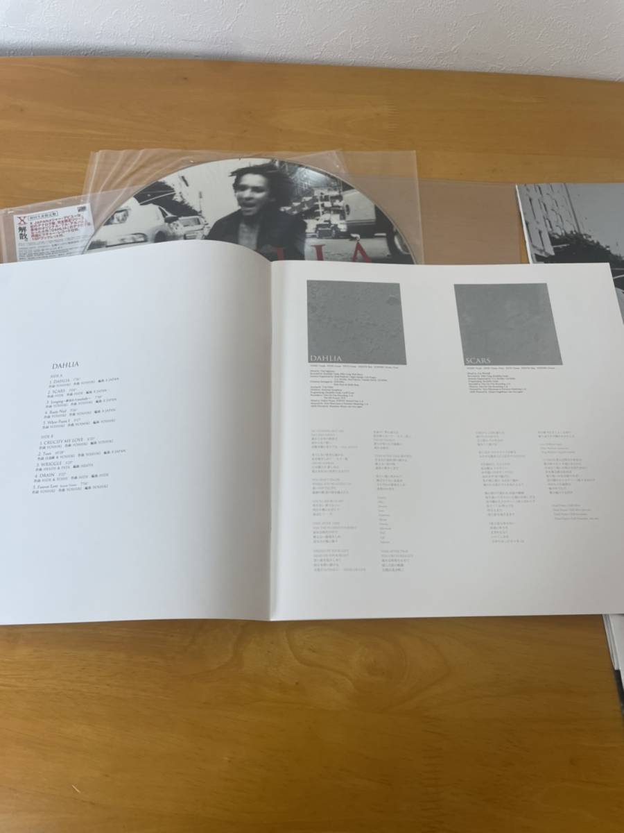 本物販売中 未使用 X JAPAN DAHLIA アナログ 両面ピクチャーレコード仕様 レコード 初回生産限定盤
