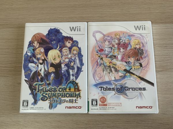 Wii ソフト テイルズ オブ シンフォニア ラタトスクの騎士 テイルズオブグレイセス セット【管理 8745】【B】_画像1