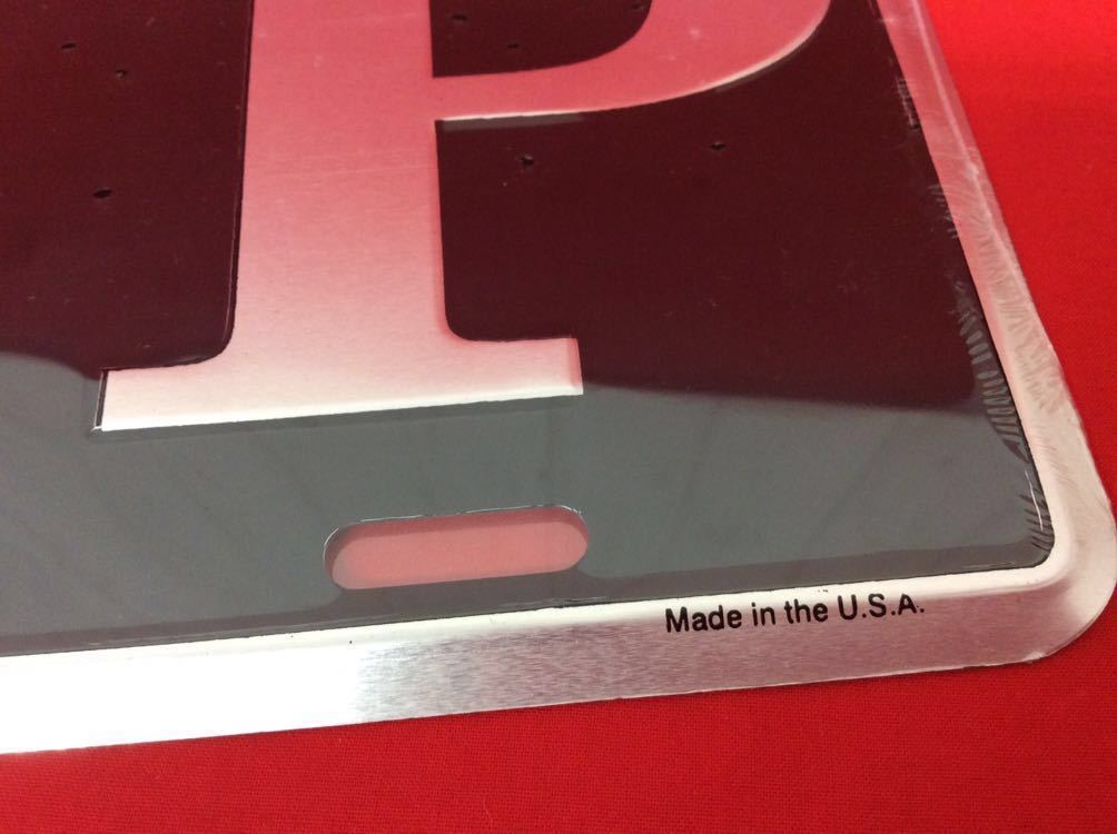 【 VIP 】 アクセサリープレート ナンバープレート Made In USA 302mm×153mm 新品未開封品 カークラブ プラーク チーム_画像4