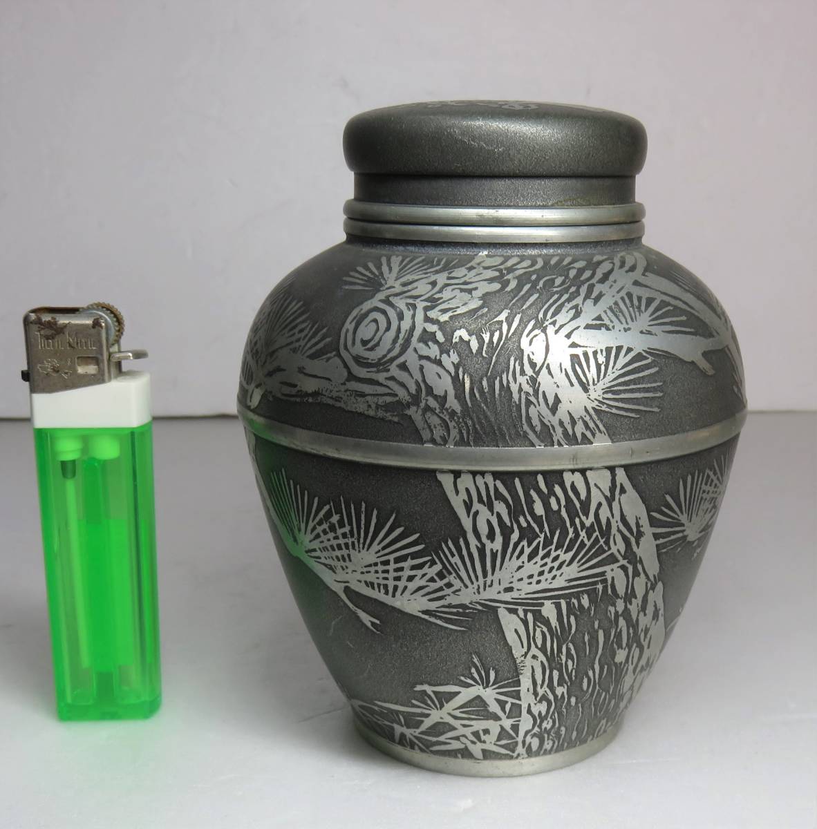 上品 本錫 錫半 精錫 錫茶器 煎茶器 茶入 茶心壷 急須 茶壺