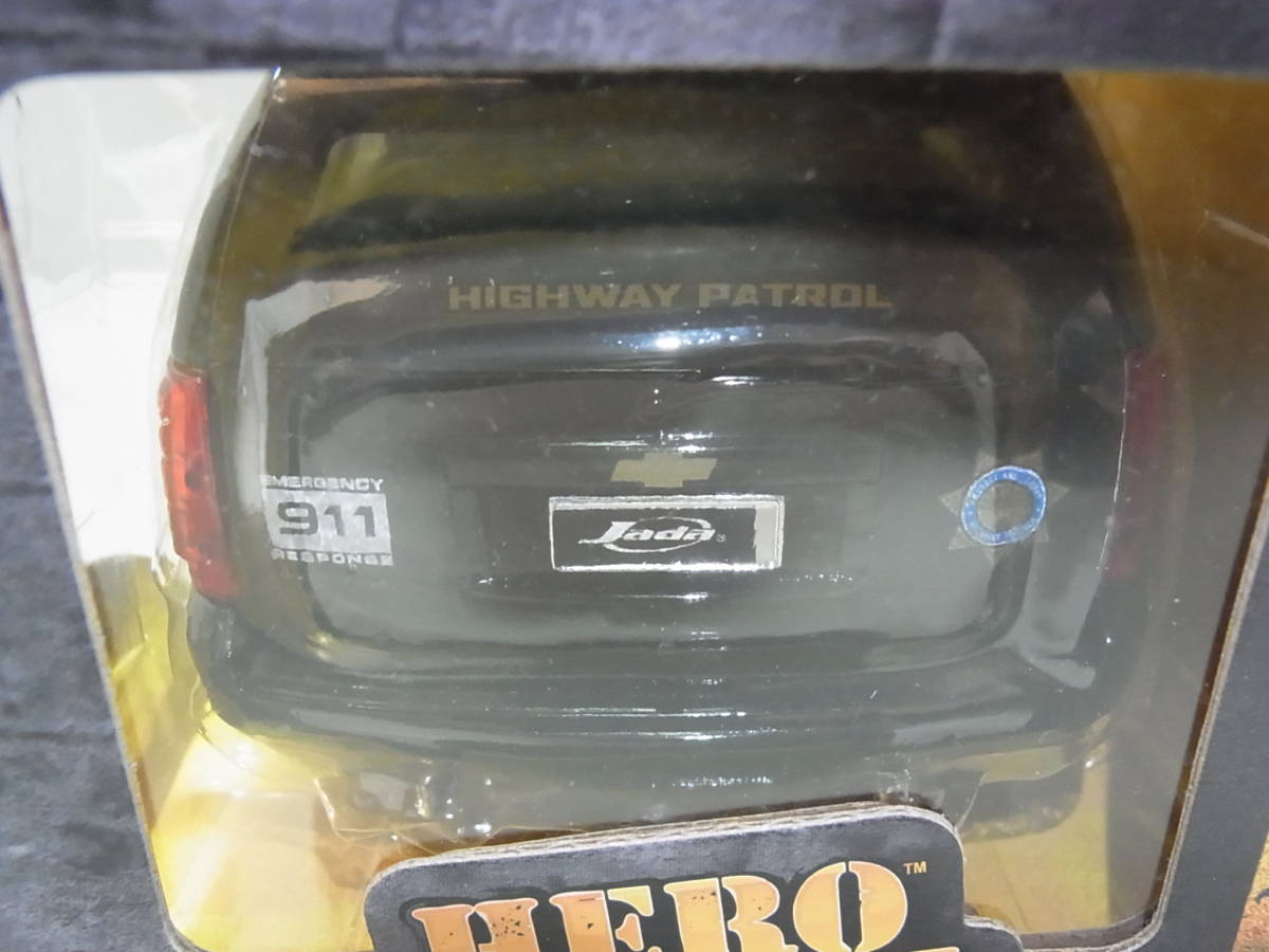 Jada 1/24 HERO PATROL 2010 CHEVY TAHOE Chevy Tahoe AUTHENTIC POLICE COLLECTIBLE