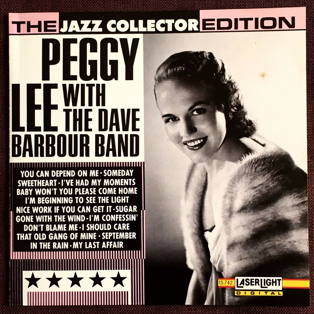 ペギー・リー/デイヴ・バーバー/白人女性ジャズ名歌手&ジャズ・ギター名手/ビリー・メイ/バディ・コール/PEGGY LEE/貴重音源/1945年_画像2